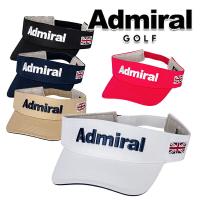 アドミラル ゴルフ 2023年春夏モデル ユニセックス ハーフフラッグ ロゴ バイザー ADMB324F  Admiral GOLF【23】 | パワーゴルフ メンズ&レディース
