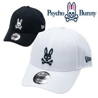 サイコバニー ユニセックス NEW ERA コラボ キャップ PBMG353F Psycho Bunny【23】 | パワーゴルフ メンズ&レディース