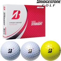 ブリヂストン スーパー ストレート SUPER STRAIGHT ゴルフボール 1ダース BRIDGESTONE GOLF【23】 | パワーゴルフ メンズ&レディース