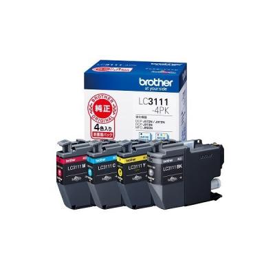 Brother純正インクカートリッジLC3111 デンキチWeb / ブラザー brother 純正インクカートリッジ 4色セット