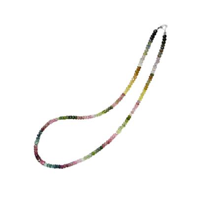マルチカラー ネックレス（石の素材：トルマリン）のおすすめ