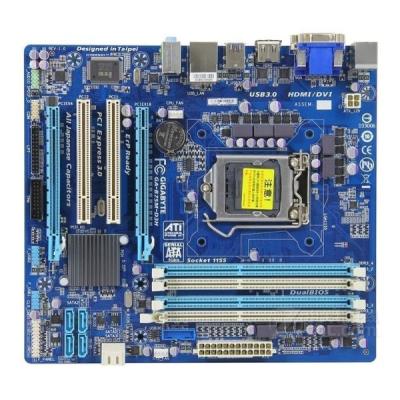 自作デスクトップPC　GIGABYTE GA-B75M-D3H GIGABYTE GA-B75M-D3H LGA 1155 Intel B75 HDMI SATA 6Gb/s USB 3.0