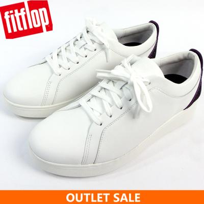 【未使用！】Fitflopの牛革スニーカー F-LUMA チャンキー-スナッフルボックス-レザーD/ウェッジ