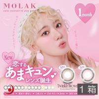 カラコン MOLAK 1MONTH モラク ワンマンス 宮脇 咲良（2枚入） 1箱 コンタクトレンズ 度あり 度なし 1ヶ月 IZ*ONE さくらたん さくちゃん | プレミアコンタクト
