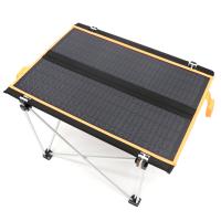 折りたたみ式アウトドアソーラーテーブル　30W Amazon.co.jp: ソーラーパネル 30W 折畳みキャンプテーブル