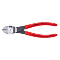 KNIPEX クニペックス 強力型斜ニッパー(硬線用) (SB) 7401-180 中鋼線:3.8mm硬線:2.7mmピアノ線:2.2mm 全長 180mm (型番:3011897) | 工具DIY専門 プライマリーツール