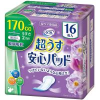 尿とりパッド リフレ 超うす安心パッド 薄型 吸収 消臭 170cc 17954 16枚入 リブドゥコーポレーション | プライムケア