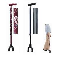 杖 ステッキ 四点杖 四点可動式 オン・オフさん 島製作所 | プライムケア