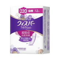 尿とりパッド ウィスパー うすさら安心 特に多い時も1枚で安心用 220cc 12枚入×3袋 P&amp;G | プライムケア