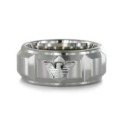 EMPORIO ARMANI アルマーニ シルバー リング 指輪 11号 Emporio Armani エンポリオ・アルマーニ ロゴ リング・指輪
