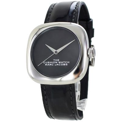 MARC JACOBS 腕時計　パテント　ブラック　レディース 特別価格！Marc Jacobs Cuff Quartz Black Dial Ladies Watch