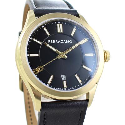 【電池交換済】フェラガモ Salvatore Ferragamo 腕時計 黒 ferragamo-f80.jpg
