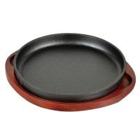 テーブルウェア スプラウト 鉄鋳物製ステーキ皿 丸型 20cm パール金属1枚 | プロステYahoo!店