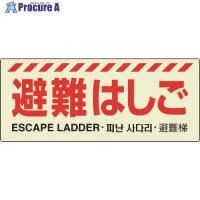 ユニット 避難はしご標識  ▼125-8860 831-20A  1枚 | プロキュアエース