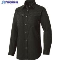 アイトス レディース長袖シャツ(薄地) カーキブラック 5L  ■▼144-5893 30645-010-5L  1着 | プロキュアエース