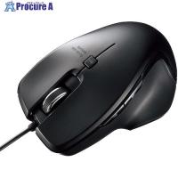 SANWA 有線Type-CブルーLEDマウス(5ボタン)  ■▼246-2343 MA-BLC180BK  1個 | プロキュアエース