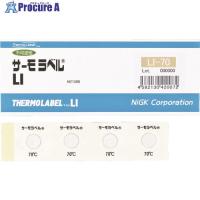 日油技研 サーモラベル1点表示屋外対応型 不可逆性 70度  ▼282-6348 LI-70  1ケース | プロキュアエース