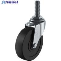 ユーエイ ねじ込み式 自在 キャスター 導電ゴム 車輪径50mm  Lタイプ LT型 ネジ寸法M12×14ピッチ1.25  ■▼364-0940 LT-50RE-M12-14  1個 | プロキュアエース