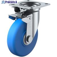 ユーエイ プレート式 自在 キャスター モノマーキャストナイロン 車輪径150mm 旋回固定 Jタイプ JK型 取付寸法94×94(87×87)  ■▼364-2093 MCBJK-150  1個 | プロキュアエース