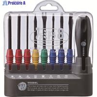 VESSEL ファミドラ8 No.TD-800(差替軸8本組)  ▼371-5361 TD-800  1S | プロキュアエース