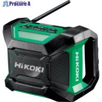 HiKOKI コードレスラジオ Bluetooth機能付 本体のみ  ▼430-5454 UR18DA-NN  1台 | プロキュアエース