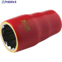 BAHCO 1000V絶縁仕様ソケット1/2 17mm  ▼438-0410 7800DMV17  1個 | プロキュアエース