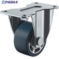 ユーエイ プレート式 固定 低床キャスター ウレタン 車輪径75mm  Hタイプ HR型 取付寸法103×52  ▼440-5111 HR-75AU  1個 | プロキュアエース