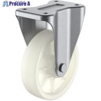 ユーエイ プレート式 固定 ステンレスキャスター ナイロン 車輪径100mm  Jタイプ SUS-K型 取付寸法80×45  ▼440-5684 SUS-NK-100  1個 | プロキュアエース