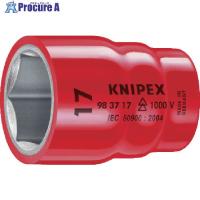 KNIPEX 絶縁ソケット 3/8X12mm  ▼447-0044 9837-12  1個 | プロキュアエース