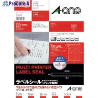 3M エーワン[[TM上]] ラベルシール(プリンタ兼用)白修正タイプ 70面 (12枚入)  ▼471-0703 31675  1パック | プロキュアエース