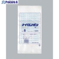 福助 ナイロンポリ Eタイプ NO.8  ■▼481-1681 0703079  24袋 | プロキュアエース