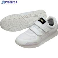 アシックス 静電気帯電防止靴 ウィンジョブ351 ホワイト×ホワイト 27.5cm  ▼515-1856 FIE351.0101-27.5  1足 | プロキュアエース