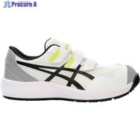 ASICS ウィンジョブCP215 ホワイト×ブラック 23.5CM  ▼521-1266 1273A079.100-23.5  1足 | プロキュアエース