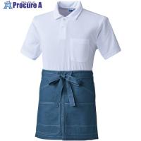 G.G. 10130 エプロン腰巻 ブルー フリーサイズ  ■▼529-2629 10130-8-F  1着 | プロキュアエース