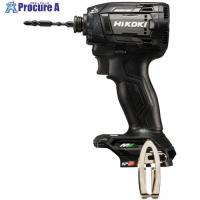 HiKOKI コードレスインパクトドライバ WH36DD 形 ストロングブラック 本体のみ  ▼663-6534 WH36DD(NNB)  1台 | プロキュアエース