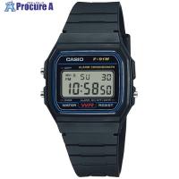 カシオ デジタルウオッチ カシオコレクションスタンダード 日常生活防水  ■▼682-2922 F-91W-1JH  1本 | プロキュアエース