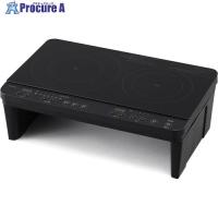 IRIS 107273 2口IHコンロ 脚付 ブラック  ■▼699-5282 IHK-WT41S-B  1台 | プロキュアエース