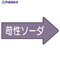 ユニット 配管ステッカー 右方向表示苛性ソーダ・大 67×135 10枚組  ■▼746-2549 AS.44.2L  1組 | プロキュアエース