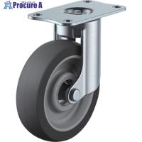 ユーエイ プレート式 自在 キャスター エラストマー 車輪径75mm  SILENTタイプ EF型 取付寸法56×28  ▼809-3570 EF-75ELSB  1個 | プロキュアエース