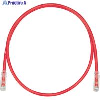 PANDUIT カテゴリ6UTPパッチコード 1m 赤  ▼818-0840 UTPSP1MRDY  1本 | プロキュアエース