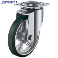 ユーエイ プレート式 自在 キャスター ウレタン 車輪径250mm  Jタイプ J型 取付寸法125×125  ▼858-0570 AUJ-250  1個 | プロキュアエース
