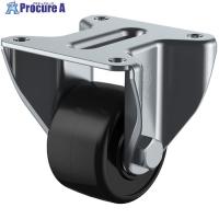 ユーエイ プレート式 固定 低床キャスター フェノール 車輪径75mm  Hタイプ UHR型 取付寸法78×78  ▼858-0583 UHR-75PB  1個 | プロキュアエース