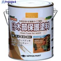 ニッぺ 水性木部保護塗料 1.6L メープル HXY001-1.6  ▼859-9311 4976124544309  1缶 | プロキュアエース
