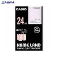CASIO ネームランドテープ24mm 透明/白文字 XR-24AX ▼28591 カシオ計算機(株) ●a559 | プロキュアエース