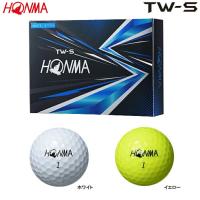HONMA 本間ゴルフ TW-S ゴルフボール 1ダース（12球入り）ホワイト イエロー 正規品 | プログレスショップ
