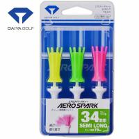 ダイヤ エアロスパークティー セミロング カラー TE-410 DAIYA ゴルフ ティー 正規品 | プログレスショップ