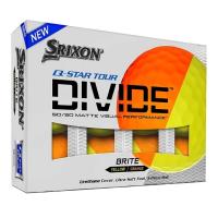 Srixon Q-Star Tour Divide Golf Ball Orange スリクソン  Q-Star ツアー ディバイド ゴルフ ボール オレンジ 1ダース | プロラインGolf