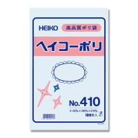 ポリ袋 紐なし 100枚 ヘイコーポリ 規格袋 No.410 シモジマ HEIKO | シモジマ Yahoo!店