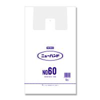レジ袋 100枚 ニューハンド ビニール袋 NO.60 乳白色 シモジマ HEIKO | シモジマ Yahoo!店