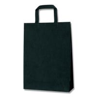 不織布 手提げ袋 10枚入 黒 サイズ 幅320×マチ120×高450mm (M) シモジマ HEIKO | シモジマ Yahoo!店